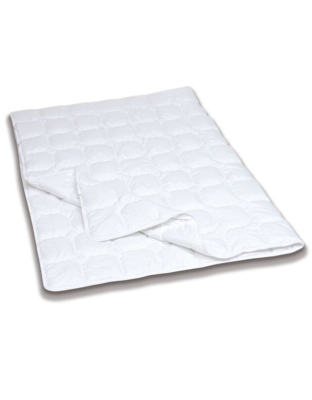 Couette écologique coton, garnissage lin lyocell (blanc)
