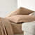 Linge de lit uni - polyester-coton 57 fils/cm&sup2; (gr&egrave;ge)