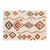 Tapis rectangulaire berbère coloré (écru / multicolore)