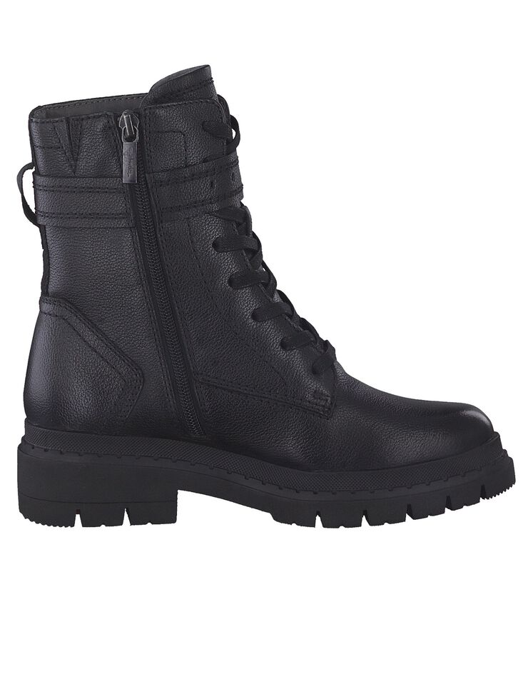 Boots mi-hautes cuir - largeur confort (noir) Boots mi-hautes cuir - largeur confort (noir)