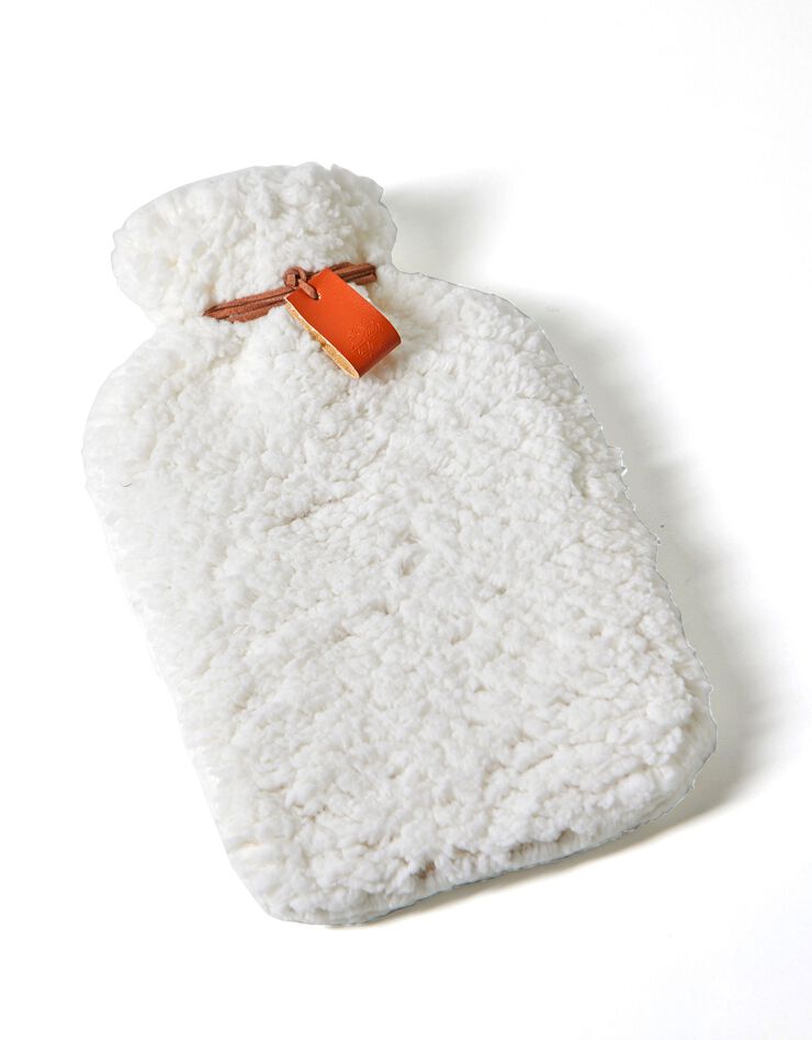 Bouillotte bouclette Sherpa 1 L (blanc)