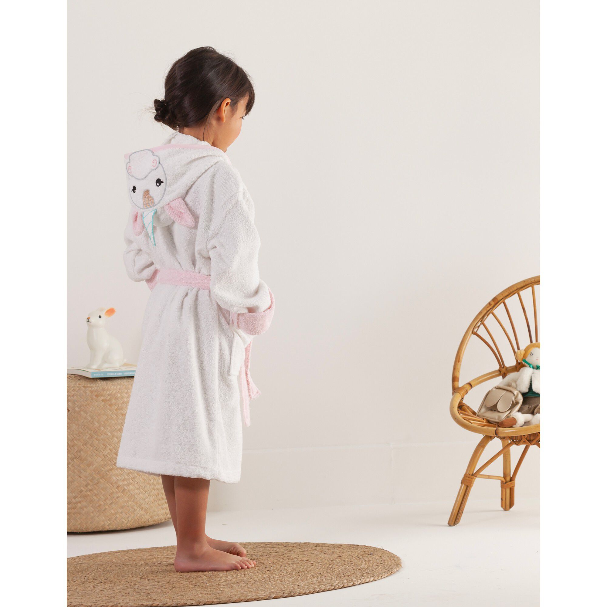 Peignoir de bain fille store personnalisé