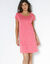 Chemise de nuit imprimé ville étoilée - lot de 2 (fuchsia + anthracite)