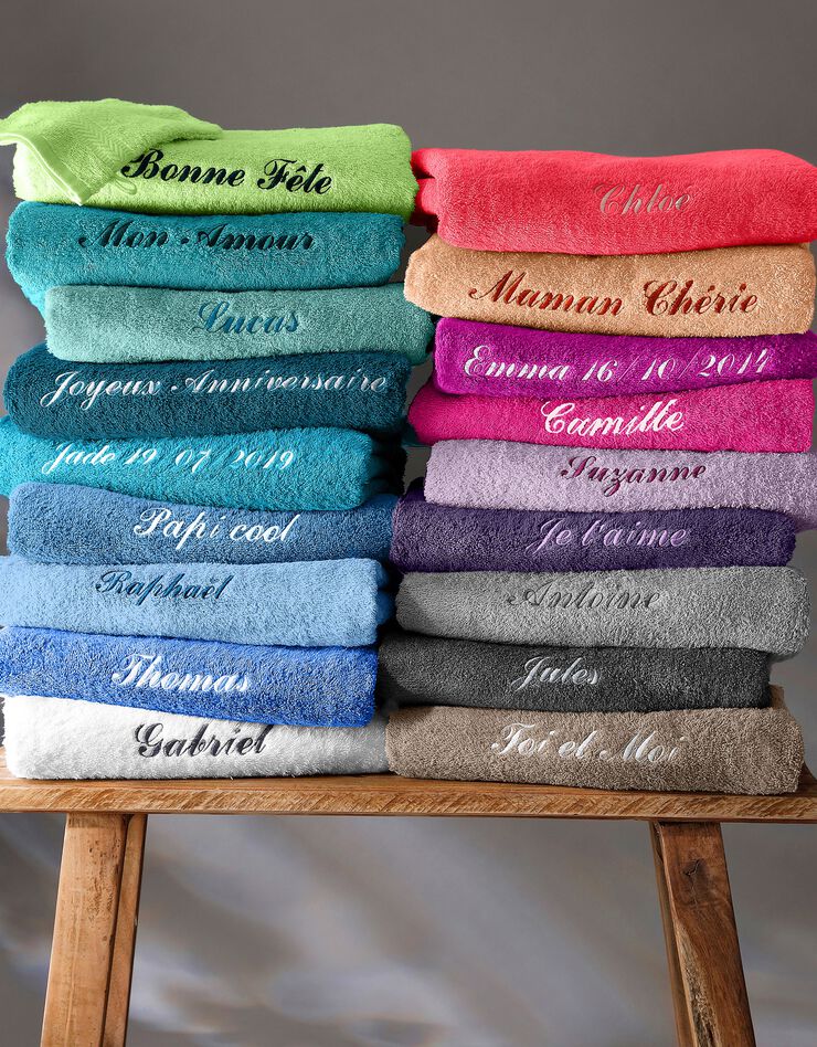 Serviette éponge personnalisable confort moelleux (bleuet) Serviette éponge personnalisable confort moelleux (bleuet)