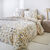 Linge de lit M&eacute;lodie imprim&eacute; - flanelle 150 gr/cm&sup2; (beige)