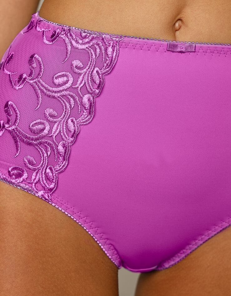 Gainette ventre plat microfibre tulle brodé Sienne - lot de 2 (lilas + iris) Gainette ventre plat microfibre tulle brodé Sienne - lot de 2 (lilas + iris)