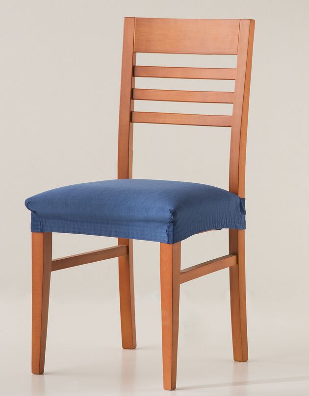 Housse assise de chaise "Nepal" (bleu paon)