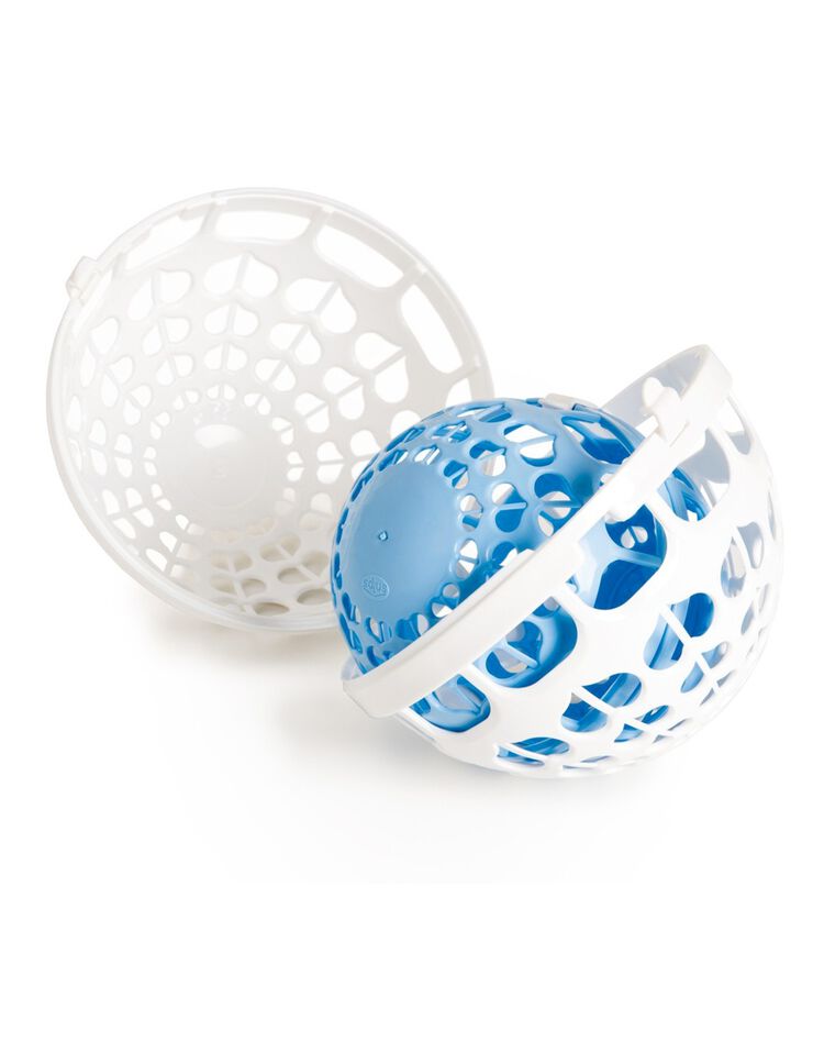 Boule de lavage soutien-gorge (blanc / bleu)