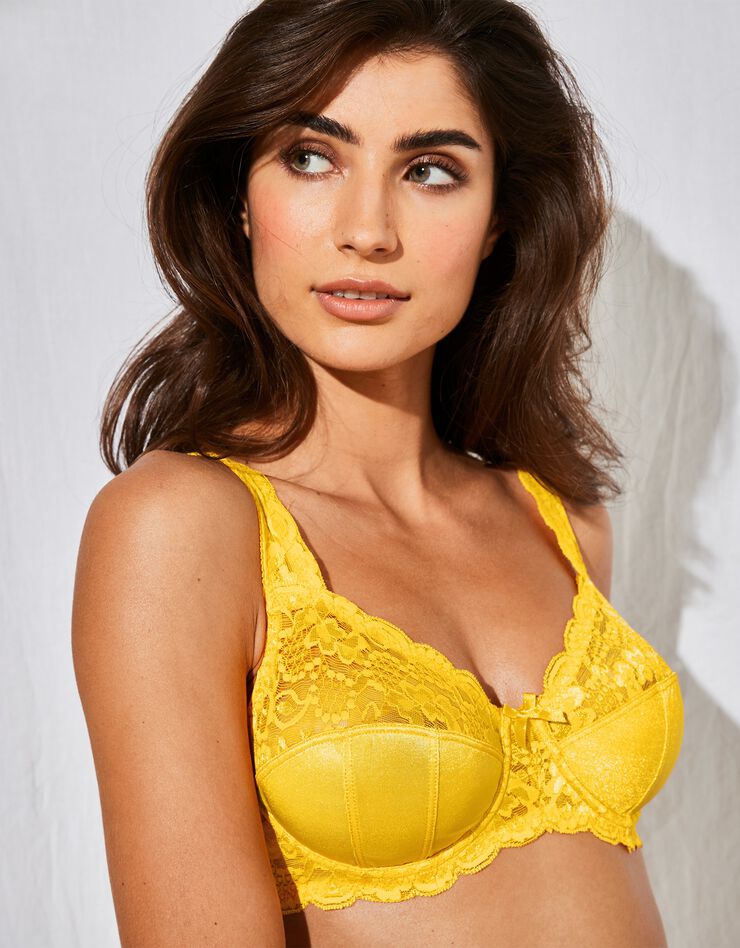 Soutien-gorge dentelle avec armatures Avila - lot de 2 (jaune + tilleul) Soutien-gorge dentelle avec armatures Avila - lot de 2 (jaune + tilleul)