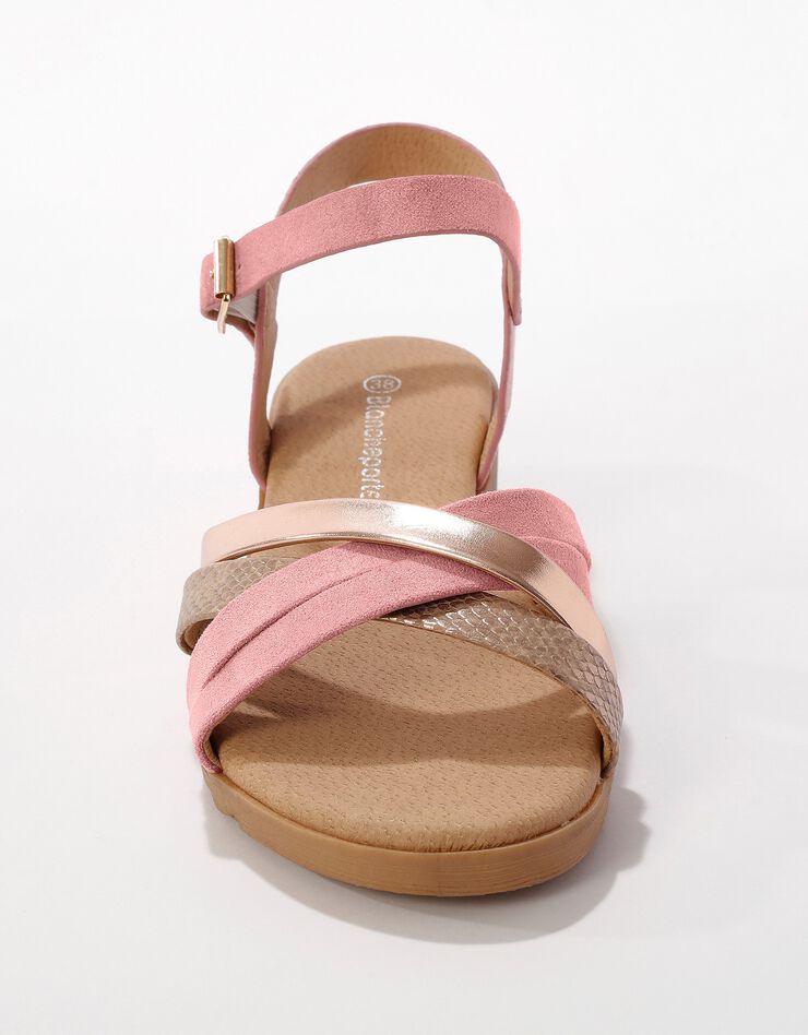 Sandales multibrides - beige/rosé (beige / rose) Sandales multibrides - beige/rosé (beige / rose)