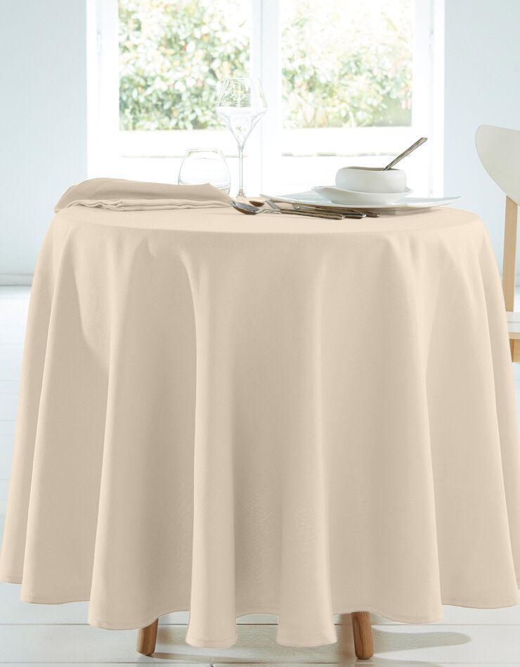 Nappe aspect lin (naturel) Nappe aspect lin (naturel)