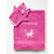 Collection éponge enfant brodée licorne personnalisable coton (fuchsia)