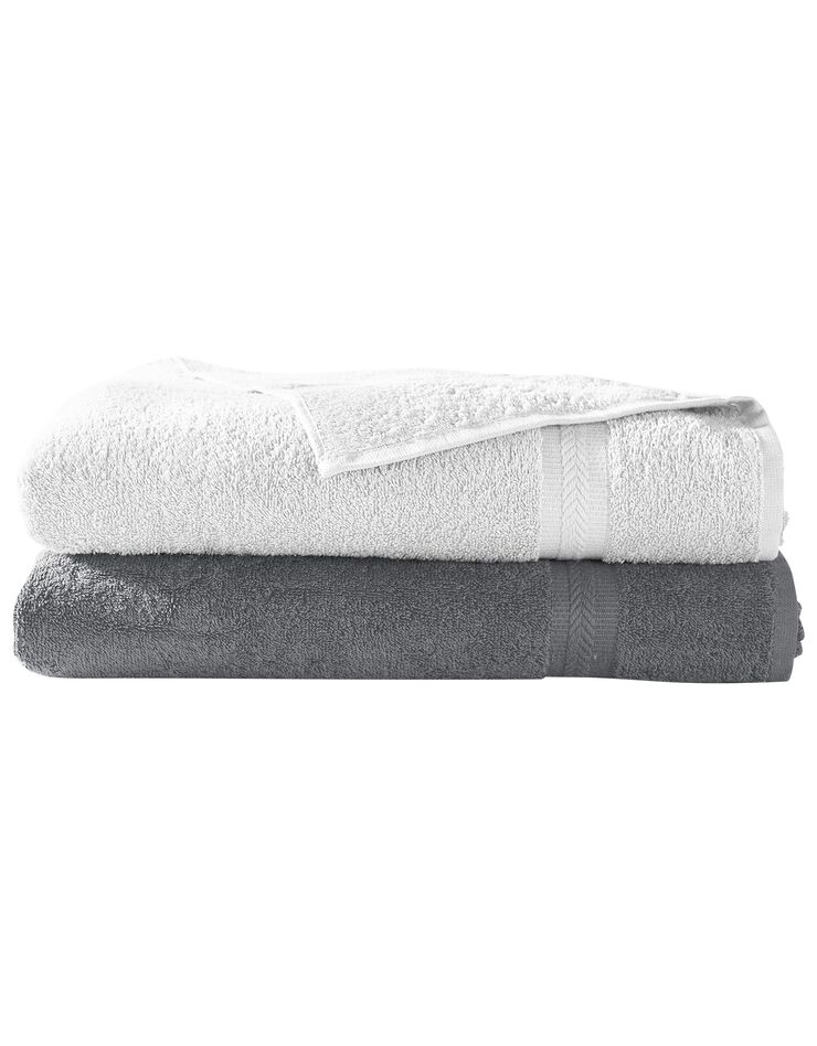 Éponges unies - Lots (blanc + gris)
