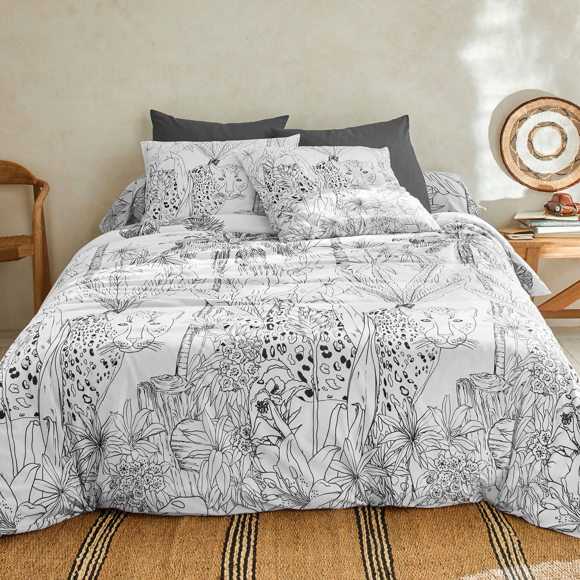 blanche porte housses de couette