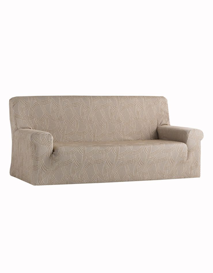 Housse fauteuil et canapé préformée "Stella" (beige)