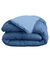 Couette bicolore microfibre 350 g/m² (bleu océan / bleu ciel)