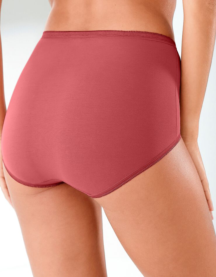 Culotte super maxi dentelle - lot de 3 (kaki + rose + terracotta) Culotte super maxi dentelle - lot de 3 (kaki + rose + terracotta)