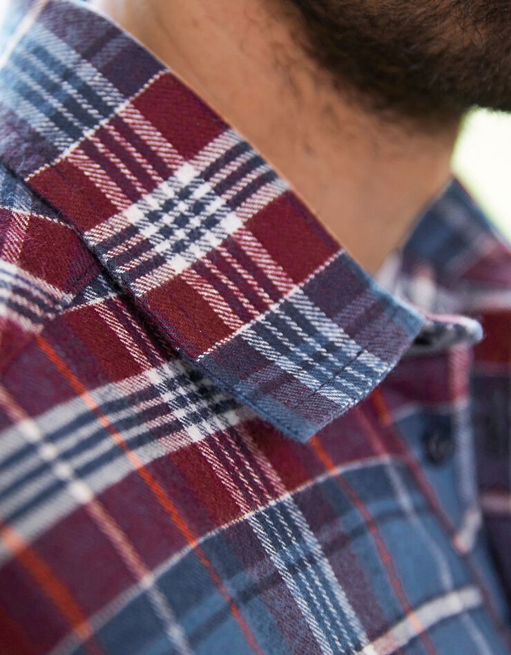 Chemise extra-longue carreaux flanelle (bordeaux) Chemise extra-longue carreaux flanelle (bordeaux)
