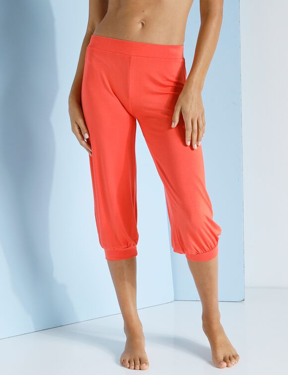 Pantacourt forme boule, uni (corail)