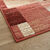 Tapis d&eacute;coratif motif patchwork (terracotta)