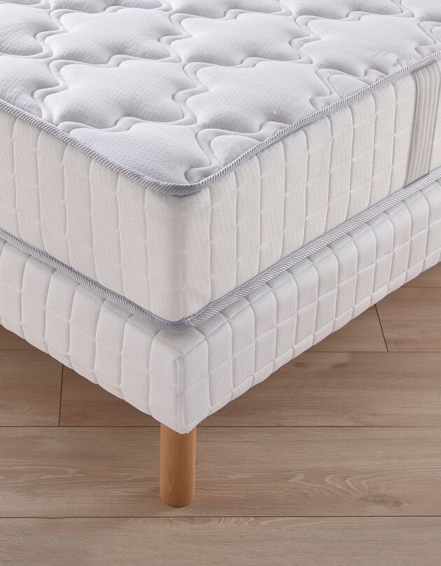 Sommier tapissier à lattes Conforlux (écru)