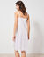 Fond de robe en satin antistatique  (blanc)