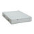 Matelas mousse &agrave; m&eacute;moire de forme + 1362 ressorts ensach&eacute;s prestige ferme 28 cm - 7 zones (blanc)