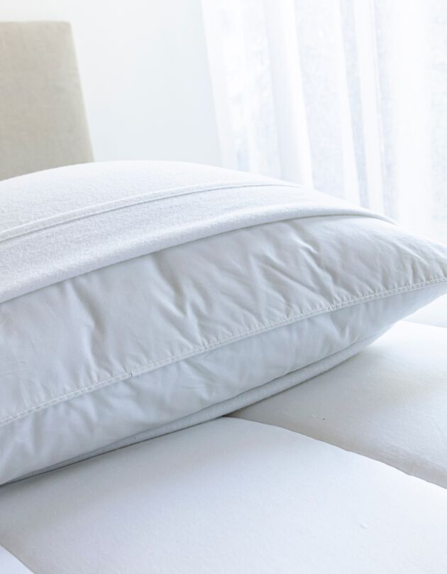Sous-taie molleton absorbant - lot de 2 (blanc)