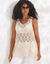 Tunique sans manches, macramé (ficelle)