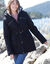 Parka déperlante doublée maille polaire (noir)
