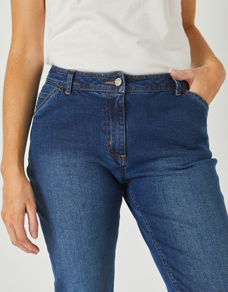 Pantalon mom, denim stretch (stone) Pantalon mom, denim stretch (stone)