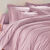 Linge de lit uni coton  (lavande)