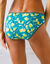 Slip forme midi coton stretch imprimé "citrons" - lot de 4 (jaune)