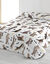 Couette microfibre imprimée chatons 200 g/m² (blanc / gris)