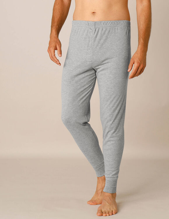 Cale&ccedil;on long chaleur intense - lot de 2 (gris chin&eacute;)