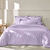 Linge de lit uni flanelle (lavande)
