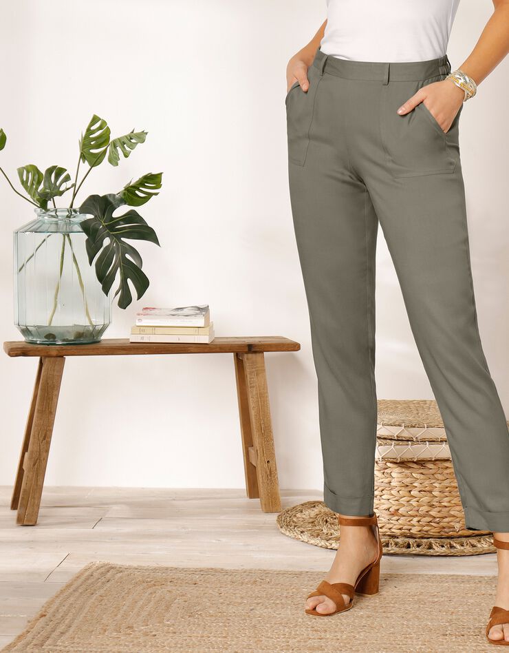 Pantalon fluide (kaki) Pantalon fluide (kaki)