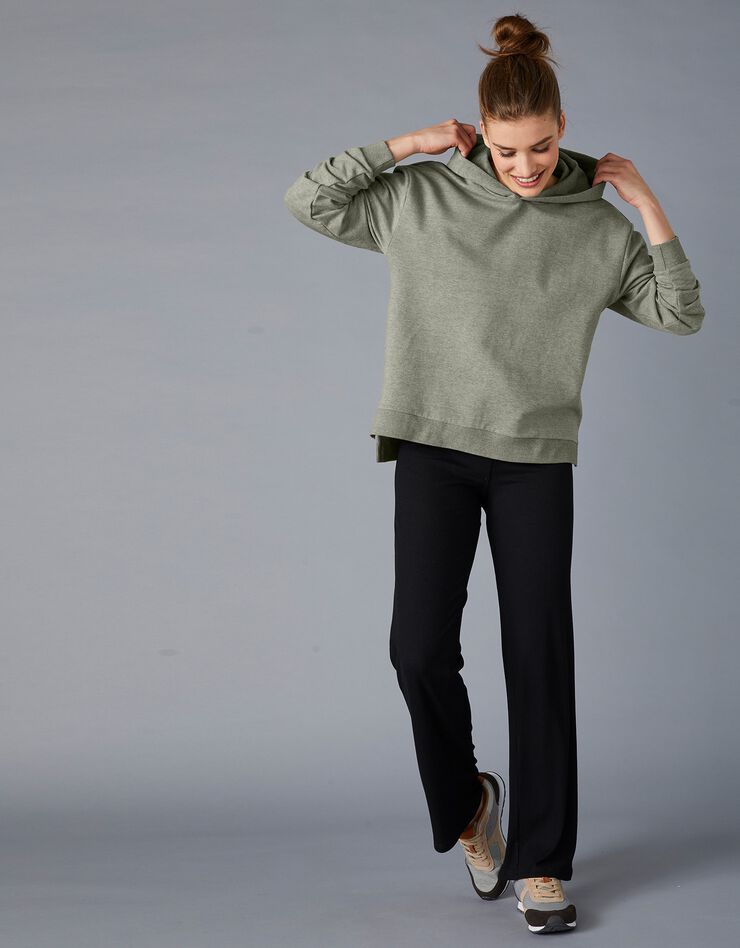Sweat à capuche, molleton gratté (vert olive) Sweat à capuche, molleton gratté (vert olive)