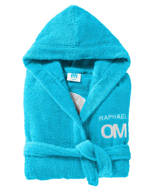 Peignoir enfant OM® personnalisable (bleu) Peignoir enfant OM® personnalisable (bleu)