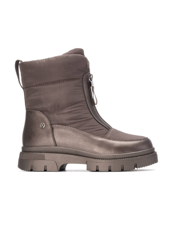 Boots zippées (bronze)