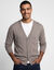Gilet boutonn&eacute; manches longues (taupe clair)