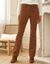 Pantalon droit, velours côtelé (caramel)
