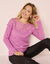 Pull macramé (lilas)