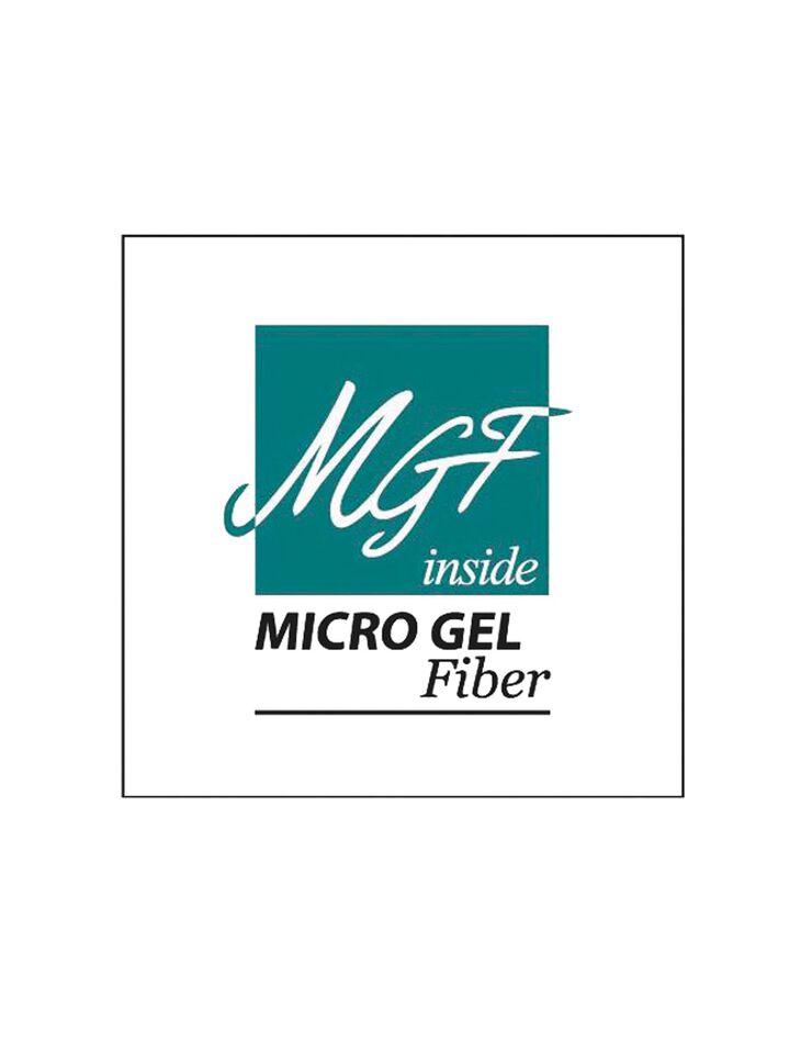 Oreiller percale coton microgel moelleux (blanc)
