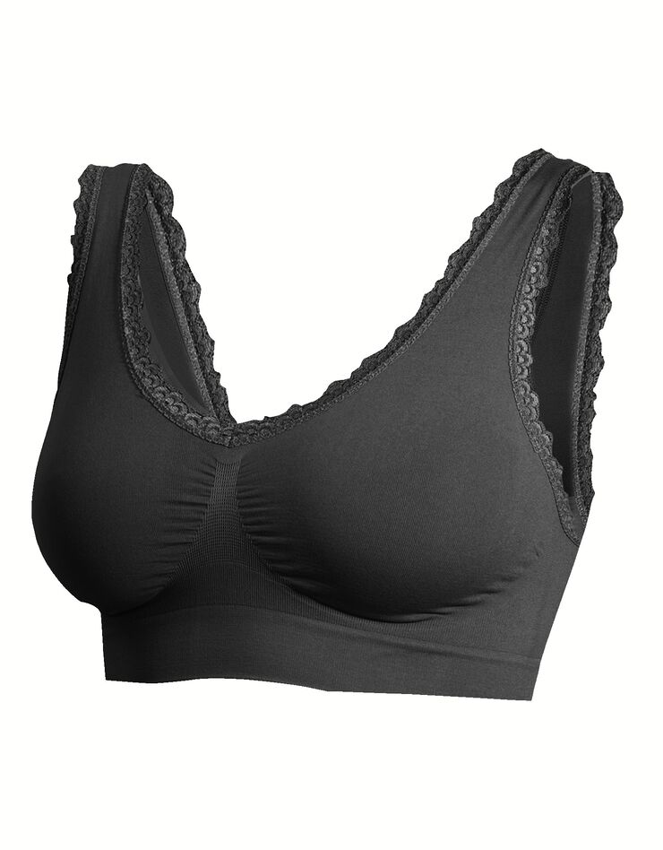 Soutien-gorge brassière Bravolace Bravo™ - lot de 3 (blanc / noir / chair) Soutien-gorge brassière Bravolace Bravo™ - lot de 3 (blanc / noir / chair)