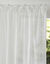 Panneau lin polyester base Cornely finition galon fronceur (blanc)