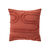 Coussin arches tuftées (terracotta)