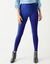 Legging taille haute, ventre plat (bleu dur)