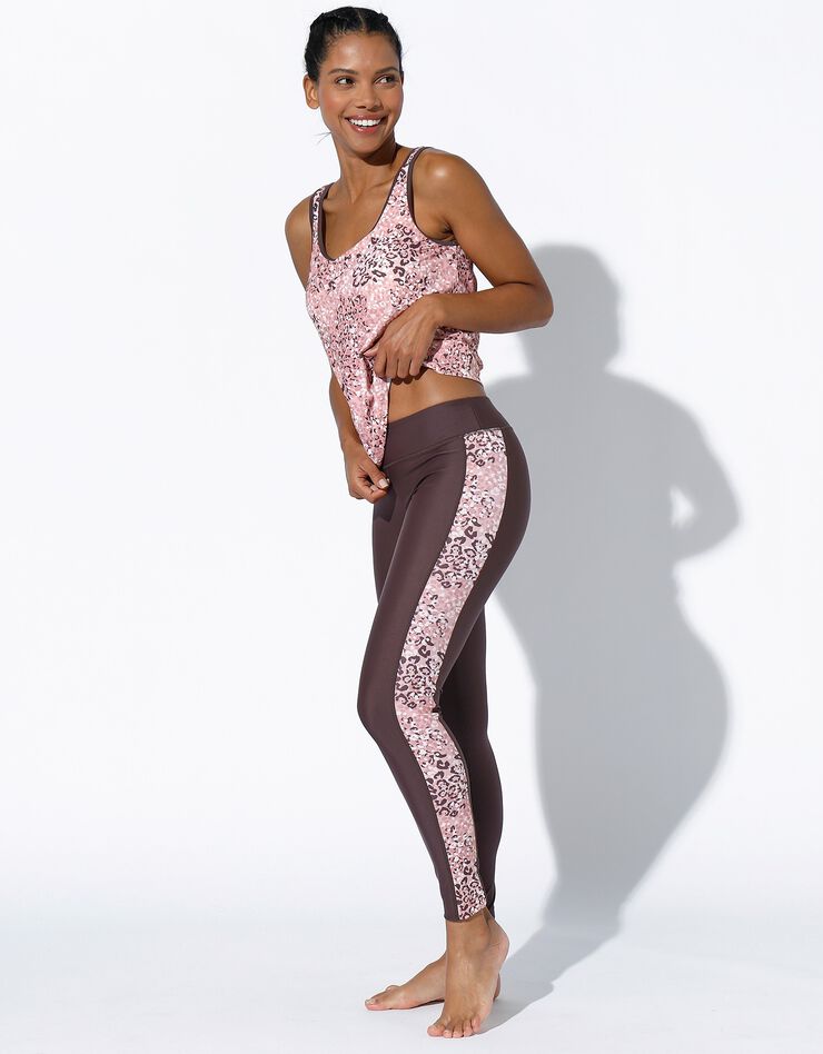 Legging sport bandes côtés (taupe grisé) Legging sport bandes côtés (taupe grisé)