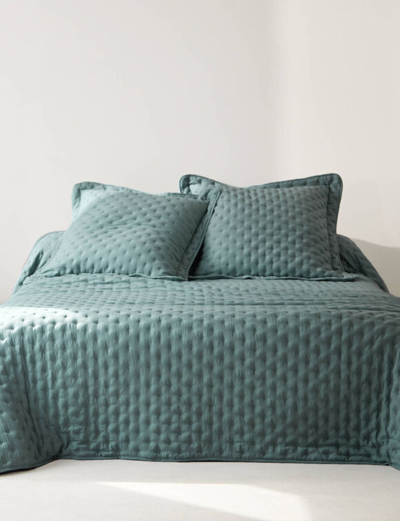 Couvre-lit matelassé - microfibre (eucalyptus)